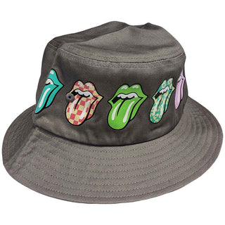 The Rolling Stones Bucket Hat: Multi-Tongue Pattern