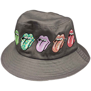 The Rolling Stones Bucket Hat: Multi-Tongue Pattern