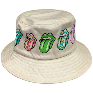 The Rolling Stones Bucket Hat: Multi-Tongue Pattern