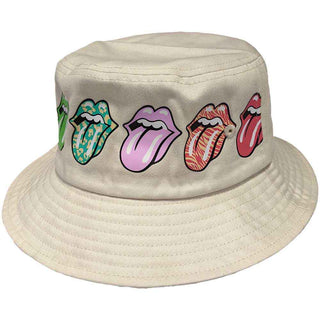 The Rolling Stones Bucket Hat: Multi-Tongue Pattern