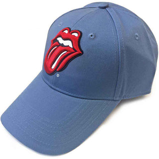 The Rolling Stones Baseball Cap: Classic Tongue (Denim Blue)