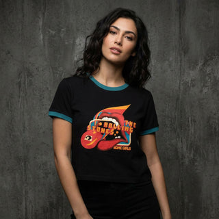 The Rolling Stones Ladies Crop Top: Some Girls Lick