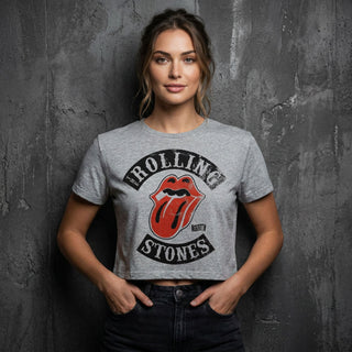 The Rolling Stones Ladies Crop Top: Tour '78