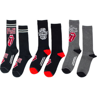 The Rolling Stones Sock Gift Box: Logos (Multicolour) (UK Size 6.5 - 11)