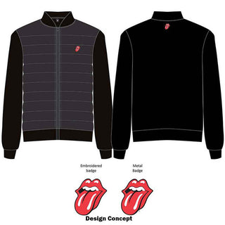 The Rolling Stones Quilted Jacket: Classic Tongue