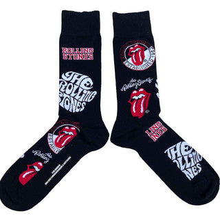 The Rolling Stones Ankle Socks: Logos