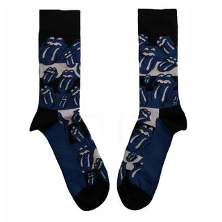 The Rolling Stones Ankle Socks: Blue Tongues