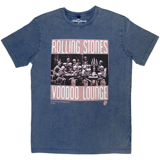 The Rolling Stones Unisex Stone Wash T-Shirt: Voodoo Skulls