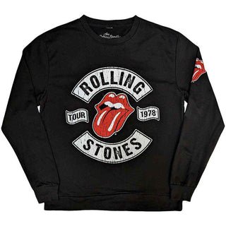 The Rolling Stones Sweatshirt: US Tour 1978 (Back & Sleeve Print)