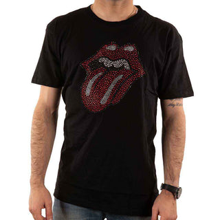 The Rolling Stones Embellished T-Shirt: Classic Tongue