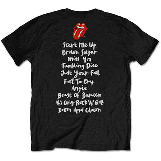 The Rolling Stones T-Shirt: Honk Album Track list (Back Print)