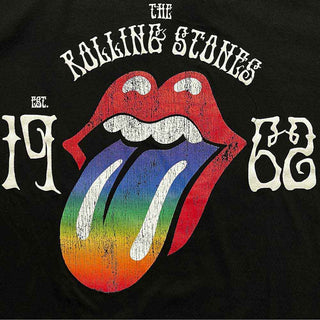 The Rolling Stones Hi-Build T-Shirt: Sixty Rainbow Tongue '62