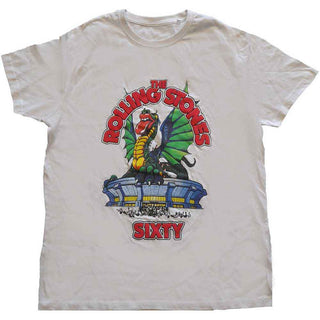 The Rolling Stones Hi-Build T-Shirt: Sixty Stadium Dragon
