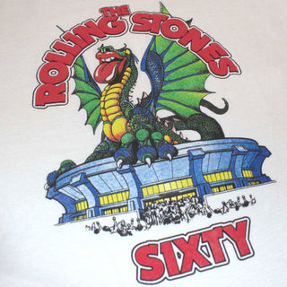 The Rolling Stones Hi-Build T-Shirt: Sixty Stadium Dragon