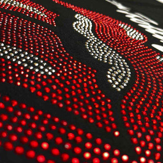 The Rolling Stones Embellished T-Shirt: Logo & Tongue