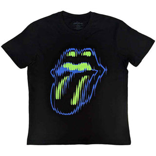 The Rolling Stones T-Shirt: Distorted Tongue (Back Print)