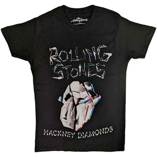 The Rolling Stones Unisex T-Shirt: Hackney Diamonds Faded Logo