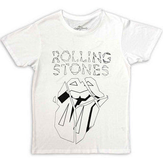 The Rolling Stones T-Shirt: Hackney Diamonds Diamond Tongue Outline (Back Print)