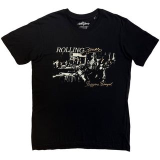 The Rolling Stones T-Shirt: Beggars Banquet Script (Black)