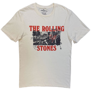 The Rolling Stones T-Shirt: Beggars Banquet Graffiti (Natural)