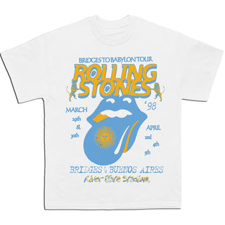 The Rolling Stones T-Shirt: River Plate Stadium (White)