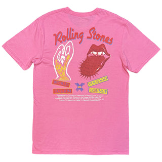 The Rolling Stones T-Shirt: Voodoo Lounge 1997 (Pink) (Back Print)