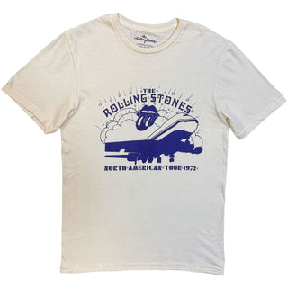 The Rolling Stones T-Shirt: North American Tour 1972 (Natural)