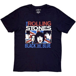 The Rolling Stones T-Shirt: Black And Blue (Navy)