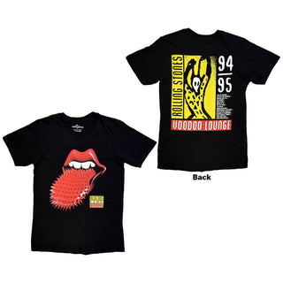 The Rolling Stones T-Shirt: Live Voodoo Lounge Tongue (Black) (Back Print)