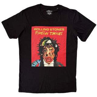 The Rolling Stones T-Shirt: Foreign Tongues (Black)