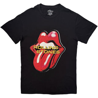 The Rolling Stones T-Shirt: New Tongue & Logo (Black)