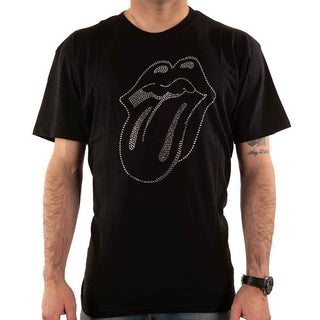 The Rolling Stones Embellished T-Shirt: Tongue (Diamante)