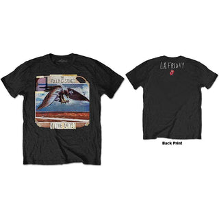 The Rolling Stones T-Shirt: LA Friday (Black) (Back Print)