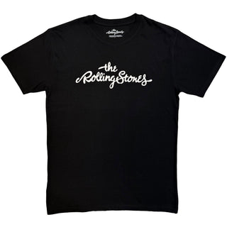 The Rolling Stones T-Shirt: Logo Mono (Black)