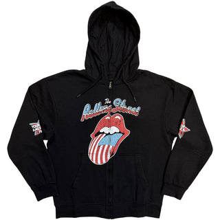 The Rolling Stones Zipped Hoodie: Us Tour '78 (Black)