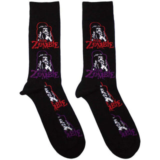 Rob Zombie Unisex Ankle Socks: Multicolour Repeats