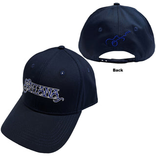 Santana Baseball Cap: Logo (Navy Blue)