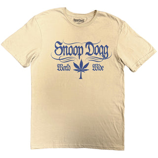 Snoop Dogg T-Shirt: World Wide (Sand)