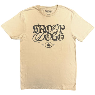 Snoop Dogg T-Shirt: Lettering Mash Up (Sand)