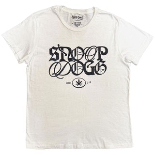 Snoop Dogg T-Shirt: Lettering Mash Up (White)