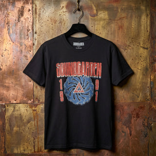 Soundgarden Premium Carbon T-Shirt: 1991 (Black)
