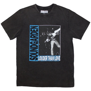 Soundgarden Unisex Stone Wash T-Shirt: Louder Than Love