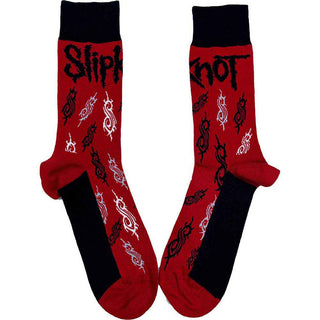 Slipknot Ankle Socks: Tribal S (Red)