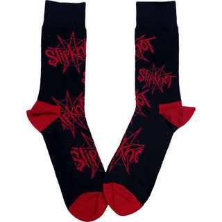 Slipknot Unisex Ankle Socks: Logo & Nomogram (Black) (UK Size 4 - 7)