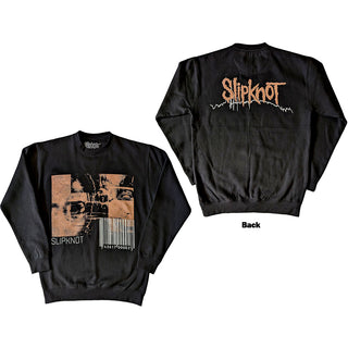 Slipknot Unisex Sweatshirt: The End So Far Faces & Barcode (Back Print)