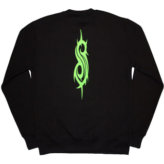 Slipknot Sweatshirt: Green Demon (Back Print & Oversized)