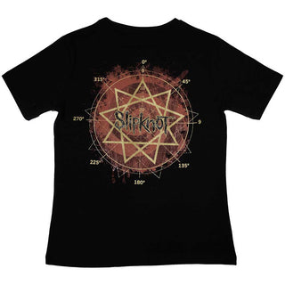 Slipknot Ladies Slim Fit T-Shirt: Come Play Dying Back Print (Back Print)