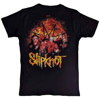 Slipknot T-Shirt: The End So Far Flame Logo (Back Print)