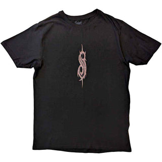 Slipknot Unisex T-Shirt: Skeleton & Pentagram (Black) (Back Print)