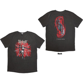 Slipknot Unisex T-Shirt: The Gray Chapter Star (Back Print & Wash Collection)